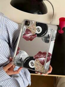 Leopard, Lantern Ball & Billiard Ball Tablet Case Pattern Cover Compatible With IPad 10th Generation, IPad 10.2/Mini6/Mini7/9.7inch, Tablet Case Compatible With Samsung Galaxy Tab A9 Plus,3+Y Fold Anti-Bend, Reinforced Silicone Corners, Auto Wake/Sleep Function, Built-In Pencil Slot, Multi-Angle Foldable Stand - Perfect Daily Protection, Great Holiday Gift,Fashionable And Simple Pattern. - Multicolor - View 6