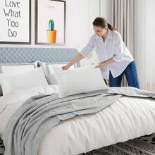 Almohadas 2 Pack, Almohada Standard Confort y Suavidad, Hipoalergnica y Lavable, 40x 60 Standard - Estándar - Ver 6