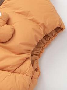 Balabala BalaOne 少女羽绒背心 2025 秋冬款，男女童保暖外套 - 深土黃 - 查看 7