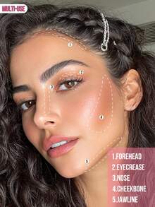 MISSLYN-GLOW WITH IT 古铜粉，粉饼，哑光古铜粉，易于涂抹，持久显色，冷色调轮廓，打造自然妆容，面部塑形粉，保湿滋养，蕴含 Murumuru 黄油混合物，全天焕发光彩，经皮肤科医生测试。 - #13 GLOW WITH IT - 查看 6