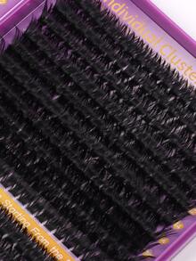 Zestaw do przedłużania rzęs Curl D Lashes 621/640/800 szt., w tym 10D-160D 8-16 mm, spersonalizowane sztuczne rzęsy DIY, sztuczne rzęsy 3D, rosyjskie kręcone rzęsy, dramatyczne, potargane rzęsy z norek, do makijażu codziennego, cosplayu, na całą twarz i na co dzień, przenośne do codziennego użytku lub na wyjścia