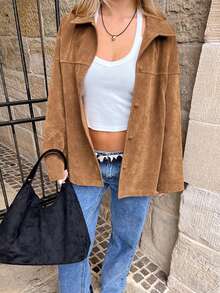 Vêtements d'automne pour femmes, manteau casual, manteau en suède, tenues pour rendez-vous, tenues casual chic pour femmes