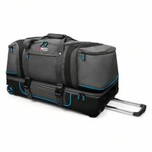 NEW YORK XPRESS 30" Extra Large Rolling Duffle Bag W/Wheels W/Handle,Big Expandable Travel Duffle Bag,Duffel Bag W/Drop-Bottom,2 Layers Of Space,Multiple Pockets - 查看 3