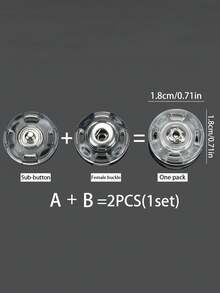 5/10 Set Of Ultra Clear Invisible Buttons - Fixed, Invisible Buttons For Sweaters And Shirts, Anti-Exposure Design, Transparent Snaps Invisible Snaps Plastic Buttons Clothing Accessories, Clothing Accessories, Kids Clothing Buttons, Clothing Accessories, Buttons, Shirt Button Sets, Sewing Accessories, Buttons, Clothing Buttons, Travel Necessities