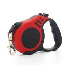 Retractable Leash 3/5 Meters Pets Dogs Cats Resistant With Lock Up To 11.33kg - Red - View 6