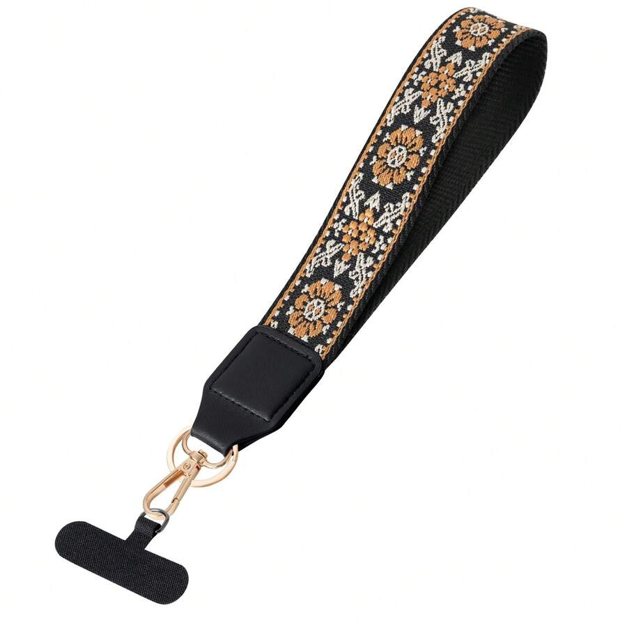 1pc Wrist Strap With Keyring Wristlet Keychain For Clutch And Key Holder Key Chain  Car Keychain Cute Keychain Wristlet Keychain Keychain For Women Wallet Keychain Key Lanyard For Women Car Key Chain Cute Key Chain Key Chain Wristlet Elegan - 蒙特內哥羅 - 查看 1
