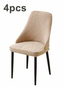 1/2/4pcs Curved Back Dining Chair Cover Jacquard Elastic Arc Seat Covers Anti-Dirty Furniture Protector For Party Home Banquet - Multicolor - View 20