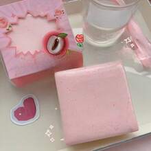 Realistic Squishy Rose Lychee Cake Toy, Slow Rebound Stress Relief Squeeze Toy Gift, Carnival Party Favors - Multicolor - View 3