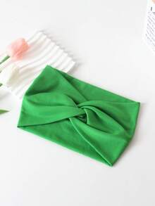 1 pieza Diadema deportiva casual de yoga extra ancha con diseño cruzado para mujer, accesorio de moda para uso diario, regalos, viajes, regalos para mujeres, artículos para el cabello, rellenos de calcetines