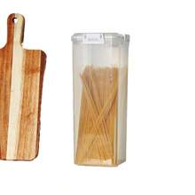 Airtight Bread Bin With Lid: Clear Plastic Food Storage Container With Inner Compartments, Reusable And Rectangular To Keep Bread Fresh, Essential For Kitchen Organization, Transparent Design.