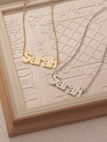 2pcs Customized Heart Lock Necklace With 2 Names, Romantic Gift For Valentine's Day, Mother's Day, Birthday, Anniversary, Friends, Graduation, Christmas, Premium Family Gift