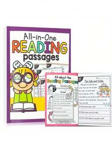 Phonics Short Passages For Children's English Reading Comprehension, Preschool Phonics Common Rules Workbook