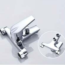 3-Piece Bathroom Shower Faucet Set With Shower Head, Bathtub Mixer Tap, And Shower Valve Bathroom Accessories Bathroom Tools