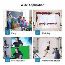Backdrop Stand, 9x6.5Ft Banner Stand, Adjustable Background Stand Support Kit For Parties, Photoshoot, Photography, Projector Screen, Movie Screen, Wedding, Events Decoration, Balloon - Black - View 8