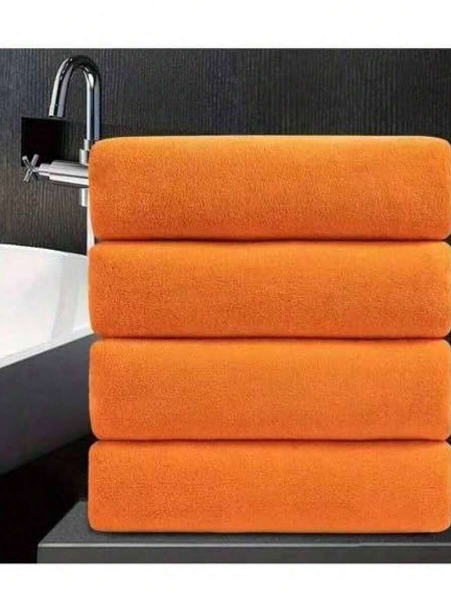 4 piezas Juego de toallas de lujo - Toallas de baño ultra absorbentes, suaves y duraderas, 34 x 74 cm