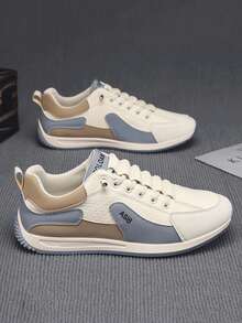 Leisure Walking Shoes For Men & Women, Outdoor Sports Sneakers, Lightweight & Comfortable Hiking Trekking Shoes, Versatile Casual Flat Shoes For Daily Wear - Blue and White - View 11