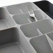 Joseph Joseph DrawerStore Expanding Flatware Cutlery, Utensil &Amp; Gadgets Organiser, Expandable In Drawer Space Saving Tray- Grey - ColorB - 查看 6