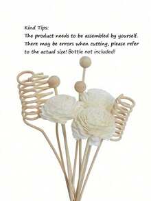 半套（每套3/9根）藤条香薰套装，含藤条香薰和替换花材，适用于家居和办公室装饰，主色