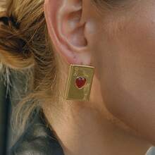 S SHOPBOHO 1 Paar INS Edelstahl 18 Karat vergoldete strukturierte Kreis Ohrringe für Frauen