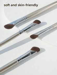 2支装斜角鼻影刷，轮廓鼻影刷，化妆晕染遮瑕刷，鼻影刷，高光刷，晕染刷，轮廓刷，粉底刷，遮瑕刷，腮红刷，修容刷，散粉刷，粉底刷，腮红刷 - 銀色 - 查看 4