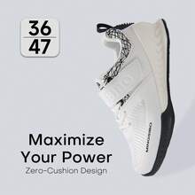 Men's Powerlifting Squat Shoes, Breathable Weightlifting Sneakers With Hook And Loop Strap, TPU & Rubber Sole For Stability, Indoor Gym Deadlift & Bench Press Training