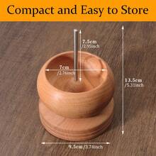 1 Set Holzperlen Spinner Kit, beinhaltet Perlnadeln, zum Herstellen von Armbändern, Halsketten und Schmuck