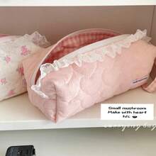 1个超漂亮的儿童铅笔盒，2025年热销新款，儿童文具收纳袋，便携式铅笔盒，多功能收纳袋，可用作化妆包，适用于化妆刷收纳，护肤品收纳，口红和耳机收纳，轻巧，简约，时尚，现代，桌面装饰， - 彩色 - 查看 22