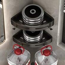 1 raft de baie, suport de duș, organizator de depozitare pentru baie fără găurire, aluminiu ușor, raft de baie autoadeziv, suport de baie montat pe perete, raft de duș în colț