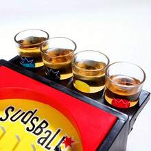 طاولة لعبة البنغ بونغ المحمولة - بدون الحاجة إلى طاقة، لعبة حفلات بلاستيكية متينة، مناسبة للبارات والكاريوكي والمنزل والاستخدام الخارجي - لعبة شرب وترفيه ممتعة مع كرات وأكواب ملونة، طاولة لعبة الحفلات، لعبة بار، إعداد لعبة حيوي، سهلة الإعداد، ملحق ترفيهي، مخطط حفلات، تصميم لعبة ممتع، سهل الإعداد، لعبة خفيفة الوزن، بدون أسلاك، لعبة محمولة، تجمع اجتماعي، تجمع عائلي - متعدد الألوان - مشاهدة 9