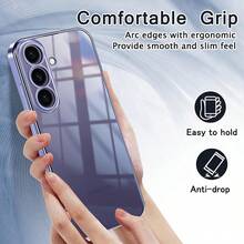 Electroplated Phone Cases Compatible With Samsung A17, S25FE, A16, A36, A26, A56, S24FE, S25, S25Plus, S25Ultra, S24, S24Plus, S24Ultra, S23Ultra, S23, S23+, S23FE, S21FE, S20FE, A15, A55, A35, A25, A05S, 16 Pro Max, 16 Pro, 16, 16 Plus, 15 Pro Max, 15 Pro, 15, 15 Plus, 14 Pro Max, 14 Pro, 14 Plus, 13 Pro Max, 13 Pro, 13, 12 Pro Max, 12 Pro, 12 - Black - View 7