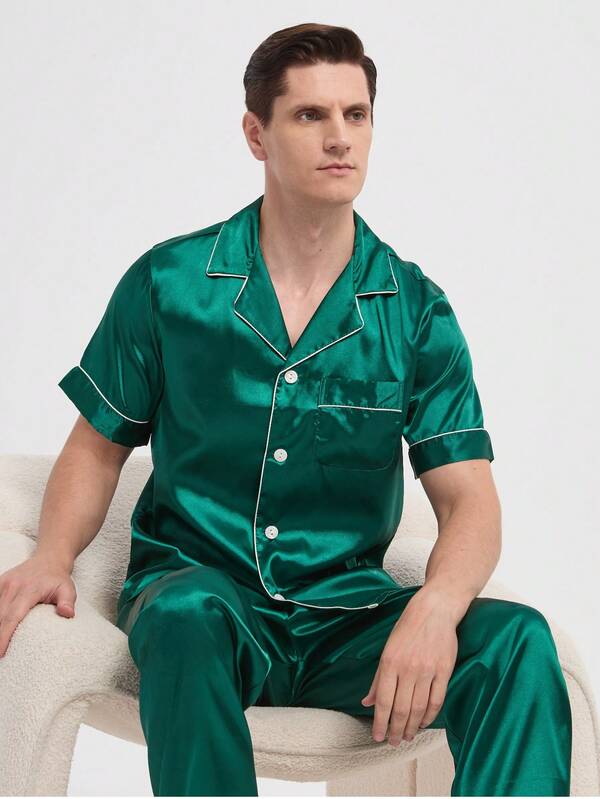 New Men's Pajama Set, Essential For Summer