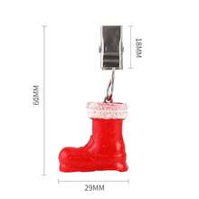 Home Set Of 4 Christmas Boots Tablecloth Weights Clips Handicraft Christmas Boots Tablecloth Clamps Pack Of 4{"Color_name":"ChristmasBoots"} - 多色2 - 查看 5