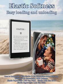 Kindle Paperwhite 12代 (2024) 與 Kindle 11代 (2022/2024) 定製透明電子書保護殼，創意設計，書本背景保護殼，亦相容於 Libra Colour、Clara Colour 與 Clara 2E，四角防震，矽膠軟殼，適合作為聖誕節、萬聖節、新年、週年、生日禮物送給愛閱讀的朋友 - 彩色 - 查看 3