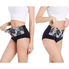 Women's Cotton High Waist Tummy Control Panties Jacquard Ladies Panty Multipack - Comfort - 簡報 01 - 8 件裝 - 多種顏色 - 查看 4