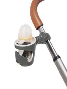 حامل كوب قابل للدوران 360 درجة للعربات، رف زجاجات للعربات، حامل كوب للعربات، مناسب للعربات الأطفال والكراسي المتحركة والدراجات