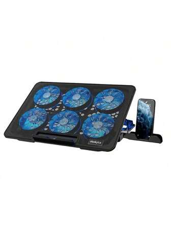 Lenovo ZJA8 Cooling Computer Stand With Three Low-Noise Modes, Ergonomic Eight-Level Height Adjustment, Non-Slip Silicone Pads, And Creative Design For Business Laptops