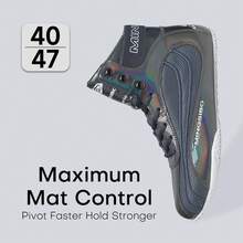 High-Top Professional Boxing Shoes, Unisex Strong Anti-Slip Grip, Wrestling Combat Squat Training Shoes, Indoor Gym Sports Sneakers