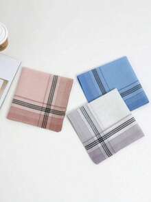 24 chiếc khăn tay kẻ caro thấm hút polyester cổ điển dành cho nam, khăn tay cổ điển dành cho phụ nữ lớn tuổi, khăn lau chùi hàng ngày hình vuông nhỏ dùng cho mùa thu/đông. Quà tặng tuyệt vời cho bạn bè, Giáng sinh, sinh nhật mẹ - Nhiều màu - Xem 6