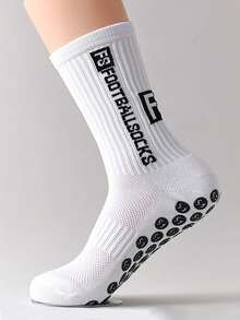 1/2/4 Pairs Men's Sports Socks, Nylon Material, Anti-Slip Gel, Suitable For Football, Running, Fitness Training, Yoga And Other Sports. Breathable Mid-Calf Socks, Long Cotton Sports Socks. Elegant And Comfortable, Soft And Casual, Suitable For Spring And Summer Wear. Elegant Japanese Style, Soft And Comfortable Japanese Casual Mid-Calf Socks.