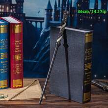 Warner Bros Varita mágica de Harry Potter, Varina de mago para actuaciones en el escenario, Accesorios perimetrales de películas de Potter con núcleo metálico, mejora la durabilidad y la actuación anti-rotura [Garantía genuina] - Varitas de la profesora McGonagall, Varillas de Hermione, Perfectamente adecuadas para fiestas navideñas, actuaciones teatrales, accesorios de cosplay, colección y regalos