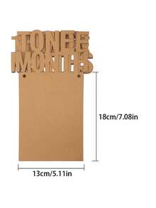 1set-1st Birthday Baby Photo Banner For Newborn To 12 Months, Monthly Milestone Photograph Bunting Garland, First Birthday Celebration Decoration,Boy Girl Photo Frame,Baby Shower