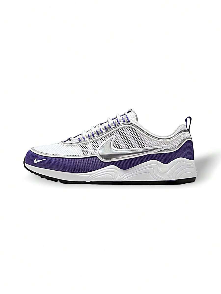 Nike Air Zoom Spiridon SP 男女款运动鞋 跑步健身 缓震透气 网眼鞋面 防滑 舒适亲肤内衬 通勤街头服饰 日常运动 紫色 HF9117-100 - 紫色 - 查看 1