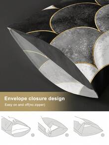 1/2 piezas Fundas de almohada impresas sin relleno, fundas de almohada de tela suave, opciones de patrón de vetas de mármol, suaves y transpirables, amigables con la piel y cómodas, textil para el hogar acogedor, adecuado para ropa de cama del hogar y ropa de cama de dormitorio escolar, funda de cojín de sofá, decoración de otoño, decoración de habitación, Oeko-Tex