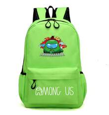 Among Us 小中学生用ランドセル 子供用スペース人狼ゲーム周辺バックパック - オレンジ1 - チェックする 43