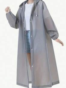 1/2 buc. Pelerină de ploaie cu glugă, impermeabilă, cu mânecă lungă, rezistentă la vânt, uscare rapidă, ideală pentru ciclism și aventuri în aer liber, pliabilă, portabilă, pentru drumeții în aer liber, călătorii, pescuit, alpinism, pentru ciclism și aventuri în aer liber - design pliabil, portabil, îngroșat - accesorii de călătorie în stil casual