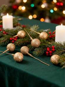 50/100 Stücke 2.55inch künstliche Yangmei Früchte, Weihnachts-Deko Beeren, Weihnachtsbaum Deko Blumen, Kranz DIY Handwerk Deko, selbstgemachter Kranz und Weihnachtskranz Deko, Herbst Heim Deko, Halloween Deko, Weihnachtsdeko, Geburtstagsgeschenke