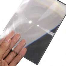 1pc Ultra-Thin, High-Power Magnifier - Perfect For Students, PVC Material With Accessories - Multicolor - View 3