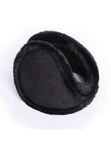 1pc New Rear-Wearing Ear Muffs, Winter Student Ear Warmers, Unisex Autumn/Winter Soft, Elastic, Warm Ear Covers, Outdoor Skiing, Running, Cycling Wind & Cold Protection Thick Earmuffs - Multicolor - View 8