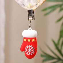 Home Set Of 4 Christmas Gloves Tablecloth Weights Clips Christmas Gloves Handicraft Tablecloth Clamps Pack Of 4{"Color_name":"ChristmasGloves"} - 多色8 - 查看 3