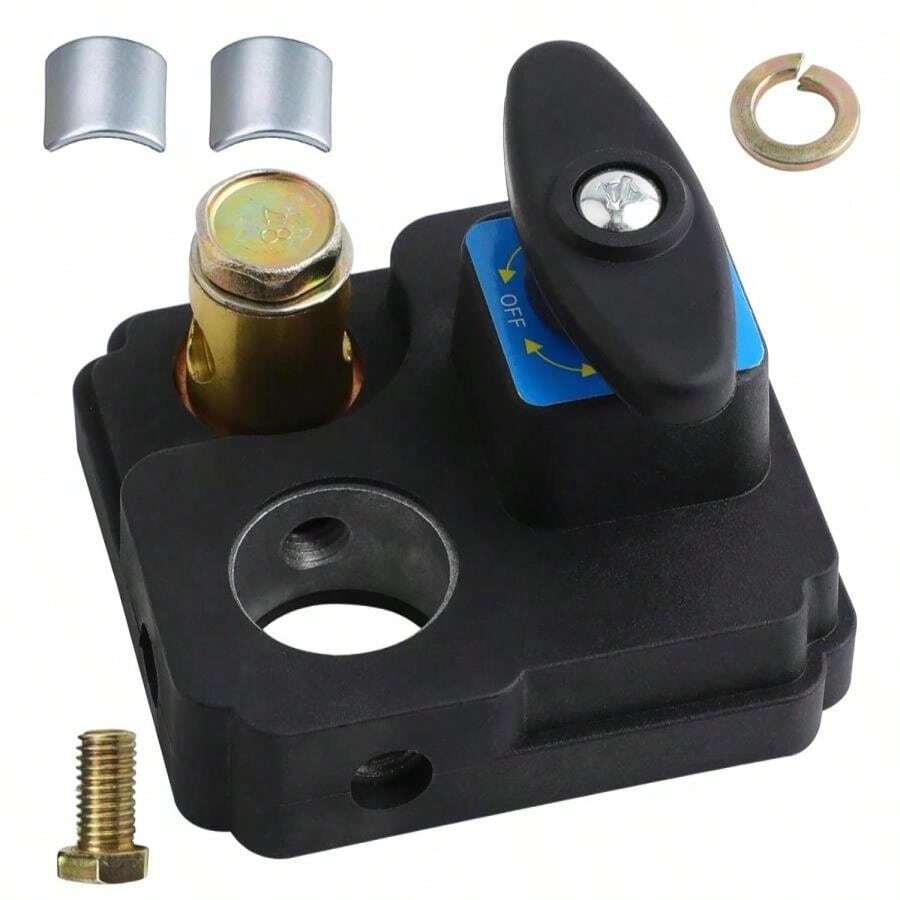 Battery Disconnect Switches 12V_24V, Heavy Duty Battery Shut Off Switch, Quick Disconnect Battery Cut Off Universal Switch For Automotive, Rv And Boat(1 Pack) - ColorB - 查看 1